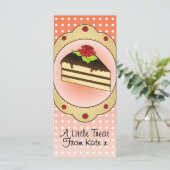 Thee & Traktaties Cadeau Kaart met Envelop (Staand voorkant)
