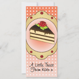 Thee & Traktaties Cadeau Kaart met Envelop