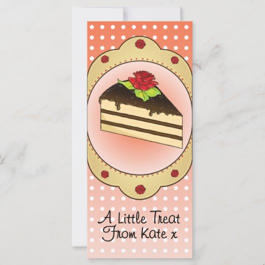Thee & Traktaties Cadeau Kaart met Envelop (Voorkant)