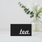 thee. trouwerekaart klantenkaartje (Staand voorkant)