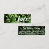 thee. trouwerekaart klantenkaartje (Voorkant / Achterkant)