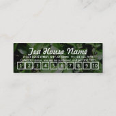 thee. trouwerekaart klantenkaartje (Achterkant)