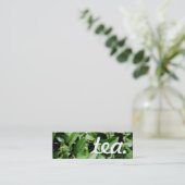 thee. trouwerekaart klantenkaartje (Staand voorkant)