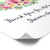 Thee-uitnodiging Bruidsdecoratie Poster (Hoek)