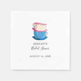 Thee-uurtje Bruiloft Shower Kopjes Schattig Servet