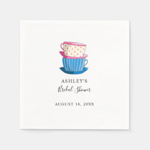 Thee-uurtje Bruiloft Shower Kopjes Schattig Servet