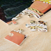 THEE VAN DE MIDDAG 1950'S RETRO KUNST LEGPUZZEL (Zijkant)