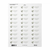 Thee van Matcha salie groene babyshower Etiket (Full Sheet)