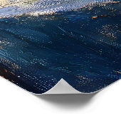 Thee van zonovergoten raam met citrus - Impression Poster (Hoek)