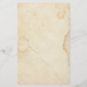 Thee Verdigend oud papier Stationery (Achterkant)