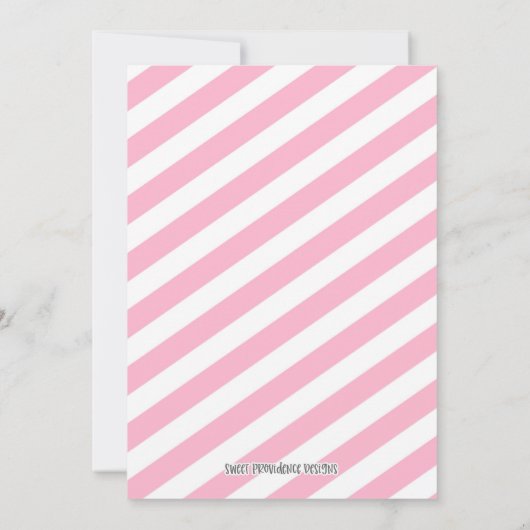 Thee Verjaardagsfeest Uitnodiging (Achterkant)