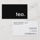 thee visitekaartje (Voorkant / Achterkant)