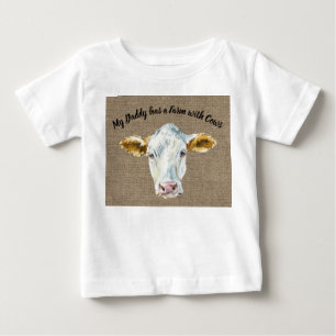 Thee voor babyjongen met koeiengezicht