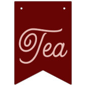 "Thee voor de aanstaande bruid" Berry Banner (Tweede vlag)