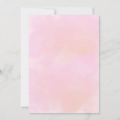 Thee voor drie 3e verjaardag meisje roze thee part kaart (Achterkant)