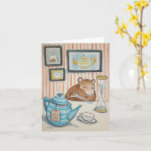 Thee voor muis kaart (Gele Bloem)