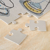 thee voor muis legpuzzel (Zijkant)