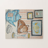 thee voor muis legpuzzel (Horizontaal)