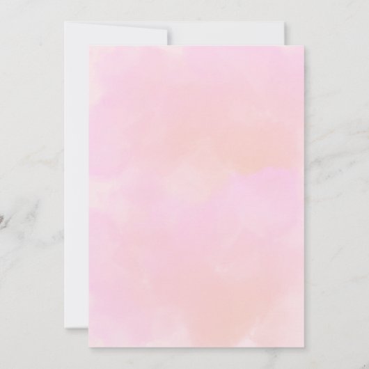 Thee Voor Twee 2e Verjaardag Meisje Roze Thee Part Kaart (Achterkant)