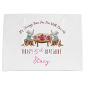 thee voor twee aangepaste cadeautas - groot, glanz (Voorkant)