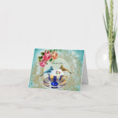 Thee voor twee blanco notitiekaarten (Voorkant)