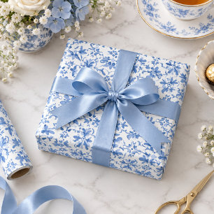 Thee voor Twee – Bloemige 2e Verjaardagsfeestje Cadeaupapier