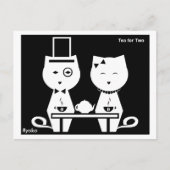 thee voor twee Briefkaarten (Voorkant)