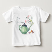 Thee voor twee | Cute Teapot & Baby Birds (Voorkant)