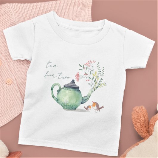 Thee voor twee | Cute Teapot & Baby Birds