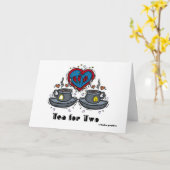 Thee voor Twee Kaart (Gele Bloem)