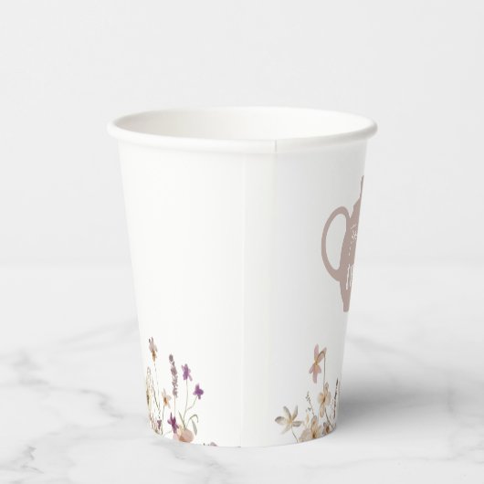 thee voor twee kalveren papieren bekers (Rechts)