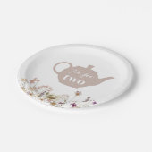 thee voor twee kalveren papieren bordje (Gekanteld)