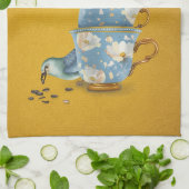 Thee voor twee keukendoek theedoek (Gevouwen)