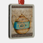 thee voor twee metalen ornament (Rechts)