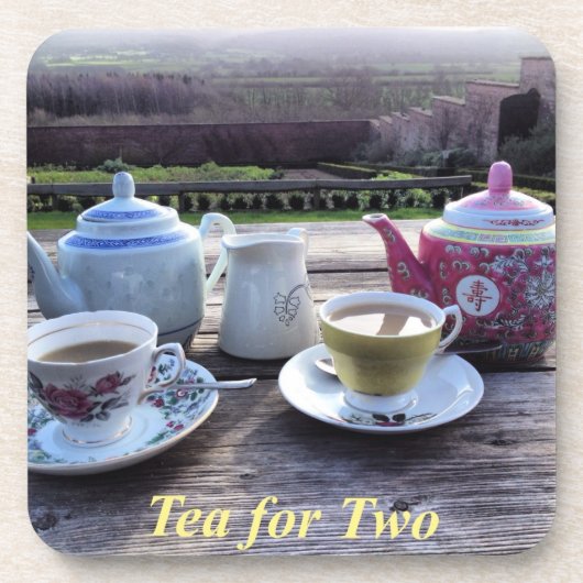 thee voor twee onderzetters (Voorkant)