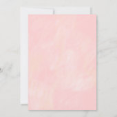 Thee voor twee partij meisje roze goud tweede verj kaart (Achterkant)