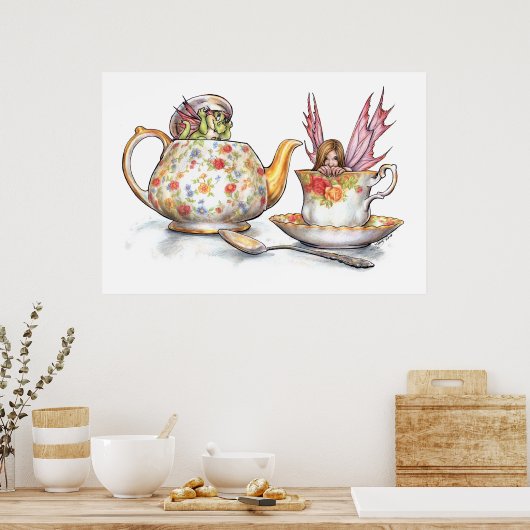 thee voor twee Posters (Keuken)