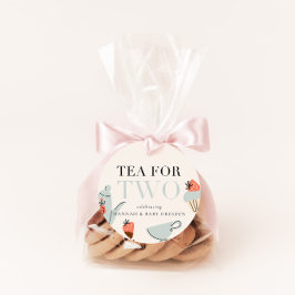 Thee voor twee | Tea Party Baby shower Bedankjes Labels