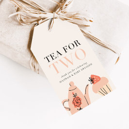 Thee voor twee | Tea Party Baby shower Favor Cadeaulabel