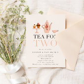 Thee voor twee | Tea Party Baby shower Kaart