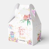 Thee voor twee, thee verjaardag bedankdoosjes (Achterkant)