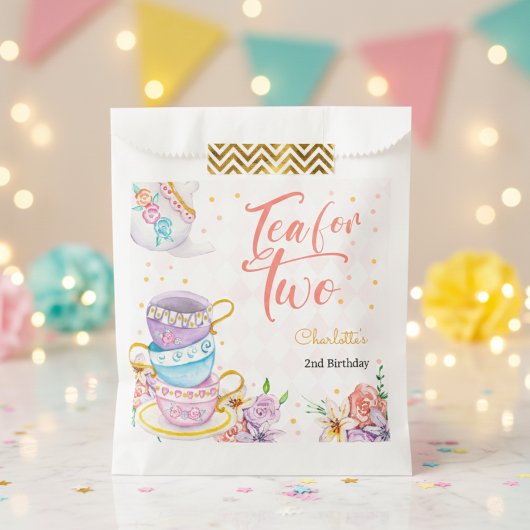 Thee voor twee, thee verjaardag bedankzakje