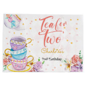 Thee voor twee, thee verjaardag groot cadeauzakje (Achterkant)