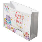 Thee voor twee, thee verjaardag groot cadeauzakje (Voorkant Gekanteld)