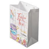 Thee voor twee, thee verjaardag medium cadeauzakje (Voorkant Gekanteld)