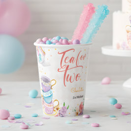 Thee voor twee, thee verjaardag papieren bekers