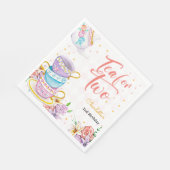 Thee voor twee, thee verjaardag servet (Hoek)