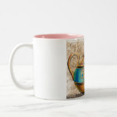 thee voor twee tweekleurige koffiemok (Links)