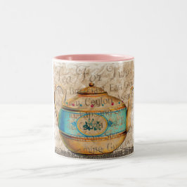 thee voor twee tweekleurige koffiemok