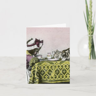 Thee voor twee Victoriaans Meisje en Kitty Cat Tea